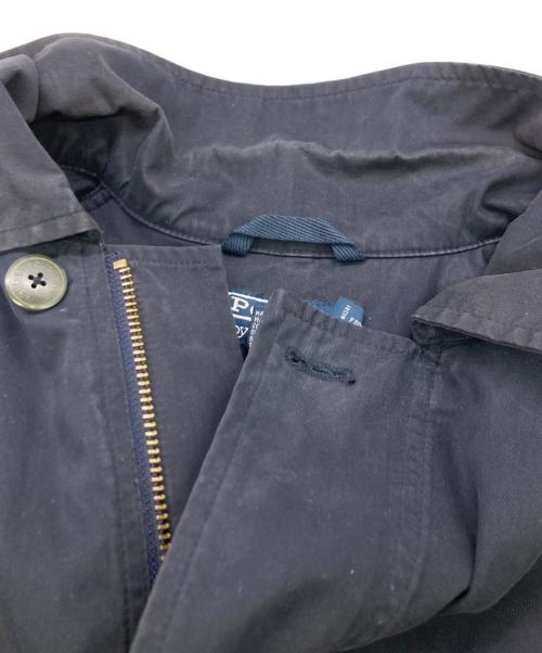 POLO RALPH LAUREN（ポロ・ラルフローレン）POLO RALPH LAUREN (ポロ・ラルフローレン) ナイロンブレンドワークジャケット ネイビー サイズ:Ｌの古着・服飾アイテム