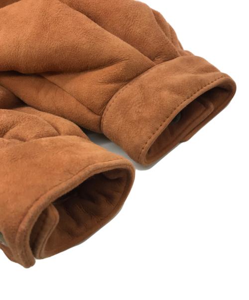 SHEARLING（シャーリング）SHEARLING (シャーリング) シープスキンムートンジャケット ブラウン サイズ:52の古着・服飾アイテム