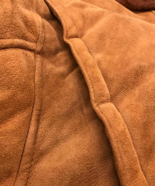 SHEARLING（シャーリング）SHEARLING (シャーリング) シープスキンムートンジャケット ブラウン サイズ:52の古着・服飾アイテム