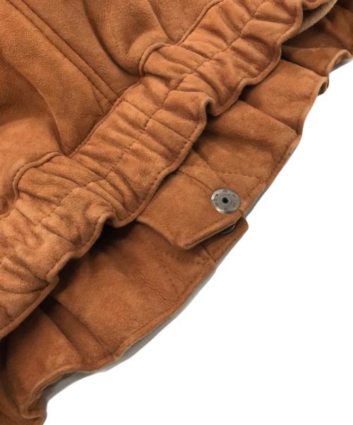 SHEARLING（シャーリング）SHEARLING (シャーリング) シープスキンムートンジャケット ブラウン サイズ:52の古着・服飾アイテム