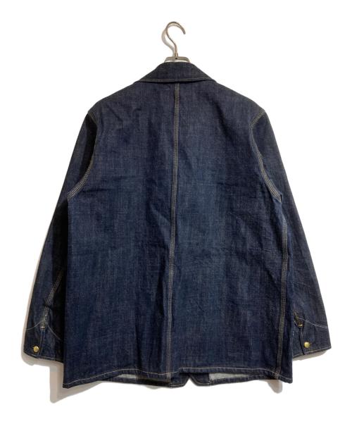 Trophy Clothing（トロフィークロージング）Trophy Clothing (トロフィークロージング) Chore Jacket Dirt Denim インディゴ サイズ:42の古着・服飾アイテム