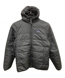 Patagonia（パタゴニア）の古着「リバーシブルフーデッドフリースジャケット」｜ブラック