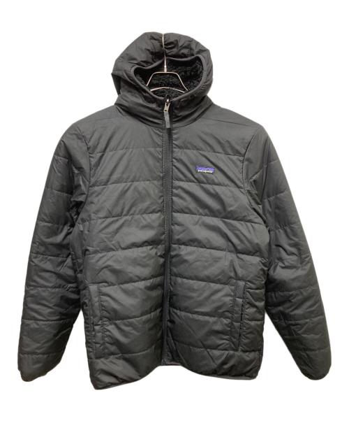 Patagonia（パタゴニア）Patagonia (パタゴニア) リバーシブルフーデッドフリースジャケット ブラック サイズ:XXLの古着・服飾アイテム