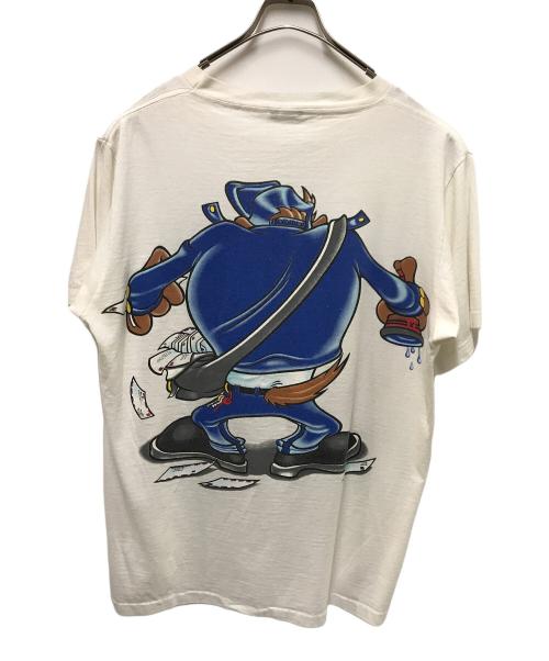 CHANGES（チェンジズ）CHANGES (チェンジズ) キャラクター両面プリントTシャツ ホワイト サイズ:Lの古着・服飾アイテム