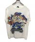 CHANGES（チェンジズ）の古着「キャラクター両面プリントTシャツ」｜ホワイト