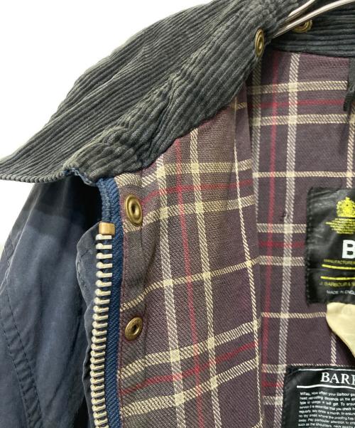 Barbour（バブアー）Barbour (バブアー) 90’Sborderオイルドジャケット ネイビー サイズ:44の古着・服飾アイテム