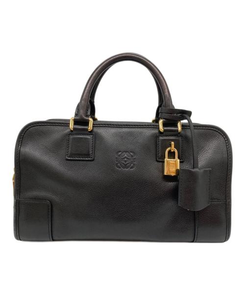 LOEWE（ロエベ）LOEWE (ロエベ) アマソナ28ハンドバッグ ブラックの古着・服飾アイテム
