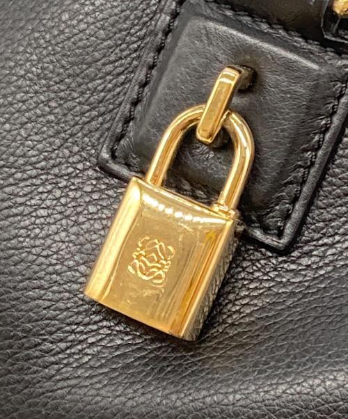 LOEWE（ロエベ）LOEWE (ロエベ) アマソナ28ハンドバッグ ブラックの古着・服飾アイテム