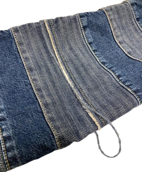 Hysteric Glamour（ヒステリックグラマー）Hysteric Glamour (ヒステリックグラマー) スクラッチデニムパンツ インディゴ サイズ:28inchの古着・服飾アイテム