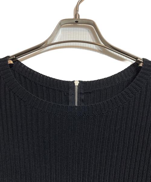 FOXEY NEWYORK（フォクシーニューヨーク）FOXEY NEWYORK (フォクシーニューヨーク) ニットコンビワンピース ブラック サイズ:38の古着・服飾アイテム