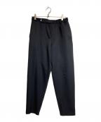 Graphpaperグラフペーパー）の古着「Scale Off Wool Slim Chef Pants」｜ブラック