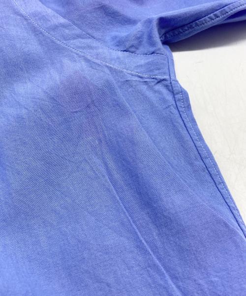 COMOLI（コモリ）COMOLI (コモリ) バンドカラーシャツ ブルー サイズ:2の古着・服飾アイテム