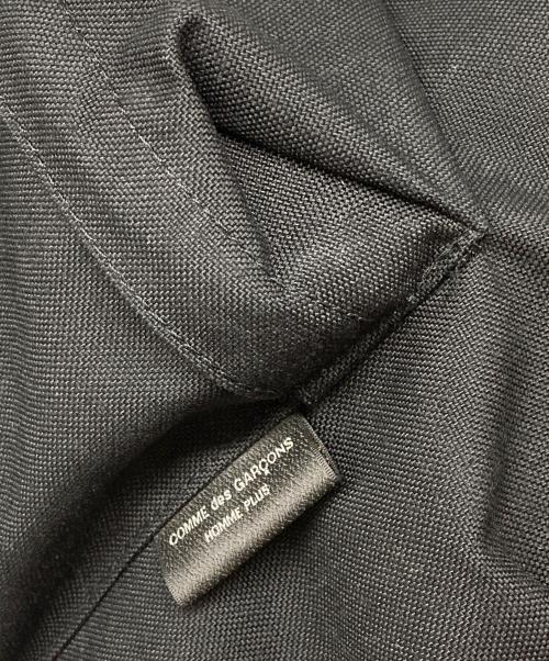 COMME des GARCONS HOMME PLUS（コムデギャルソンオムプリュス）COMME des GARCONS HOMME PLUS (コムデギャルソンオムプリュス) ナイロンキャンバスバックパック ブラックの古着・服飾アイテム