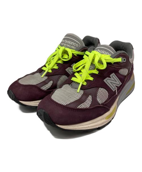 NEW BALANCE（ニューバランス）NEW BALANCE (ニューバランス) Patta (パタ) 991V2 ローカットスニーカー ボルドー×グレー サイズ:US7 1/2の古着・服飾アイテム