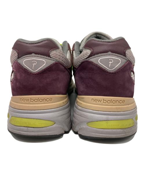 NEW BALANCE（ニューバランス）NEW BALANCE (ニューバランス) Patta (パタ) 991V2 ローカットスニーカー ボルドー×グレー サイズ:US7 1/2の古着・服飾アイテム