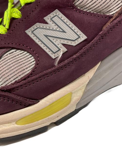 NEW BALANCE（ニューバランス）NEW BALANCE (ニューバランス) Patta (パタ) 991V2 ローカットスニーカー ボルドー×グレー サイズ:US7 1/2の古着・服飾アイテム