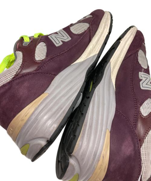 NEW BALANCE（ニューバランス）NEW BALANCE (ニューバランス) Patta (パタ) 991V2 ローカットスニーカー ボルドー×グレー サイズ:US7 1/2の古着・服飾アイテム