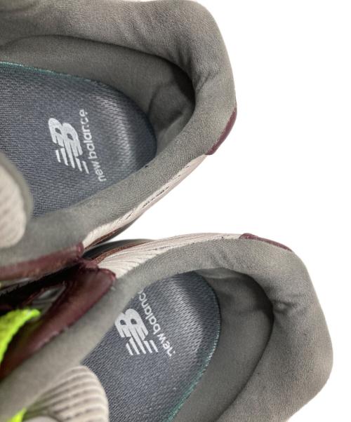 NEW BALANCE（ニューバランス）NEW BALANCE (ニューバランス) Patta (パタ) 991V2 ローカットスニーカー ボルドー×グレー サイズ:US7 1/2の古着・服飾アイテム