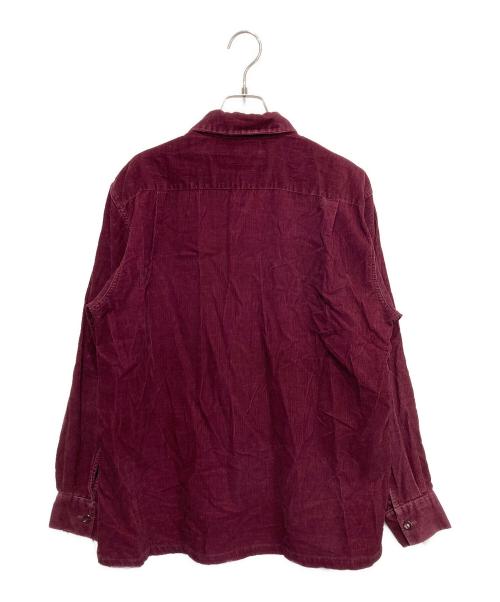 MOHAWK SPORTSWEAR（モホーク スポーツウェア）MOHAWK SPORTSWEAR (モホーク スポーツウェア) ヴィンテージコーデュロイシャツ ワインレッド サイズ:L 16-16 1/2の古着・服飾アイテム