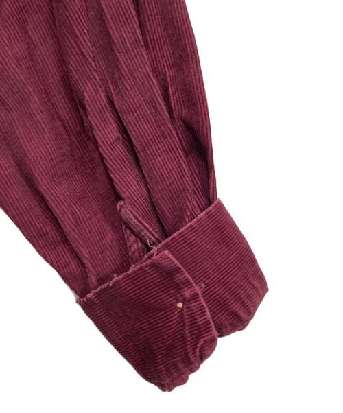 MOHAWK SPORTSWEAR（モホーク スポーツウェア）MOHAWK SPORTSWEAR (モホーク スポーツウェア) ヴィンテージコーデュロイシャツ ワインレッド サイズ:L 16-16 1/2の古着・服飾アイテム