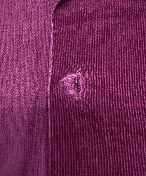 MOHAWK SPORTSWEAR（モホーク スポーツウェア）MOHAWK SPORTSWEAR (モホーク スポーツウェア) ヴィンテージコーデュロイシャツ ワインレッド サイズ:L 16-16 1/2の古着・服飾アイテム