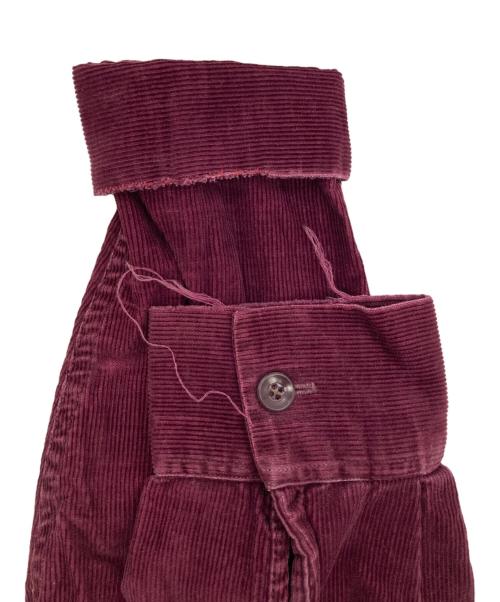 MOHAWK SPORTSWEAR（モホーク スポーツウェア）MOHAWK SPORTSWEAR (モホーク スポーツウェア) ヴィンテージコーデュロイシャツ ワインレッド サイズ:L 16-16 1/2の古着・服飾アイテム