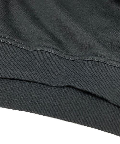 Maison Margiela（メゾンマルジェラ）Maison Margiela (メゾンマルジェラ) プルオーバー ロゴ スウェットパーカー ブラック サイズ:46の古着・服飾アイテム