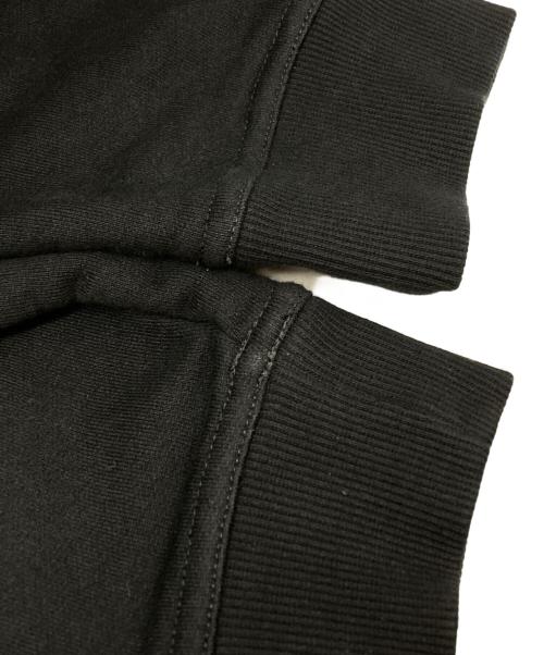 Maison Margiela（メゾンマルジェラ）Maison Margiela (メゾンマルジェラ) プルオーバー ロゴ スウェットパーカー ブラック サイズ:46の古着・服飾アイテム