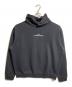 Maison Margiela（メゾンマルジェラ）の古着「プルオーバー ロゴ スウェットパーカー」｜ブラック