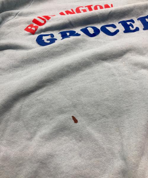 USED（ユーズド）USED (ユーズド) ヴィンテージプリントラグランスウェット スカイブルー サイズ:-の古着・服飾アイテム