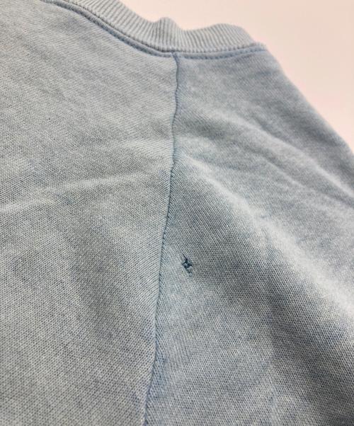 USED（ユーズド）USED (ユーズド) ヴィンテージプリントラグランスウェット スカイブルー サイズ:-の古着・服飾アイテム