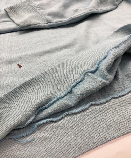 USED（ユーズド）USED (ユーズド) ヴィンテージプリントラグランスウェット スカイブルー サイズ:-の古着・服飾アイテム