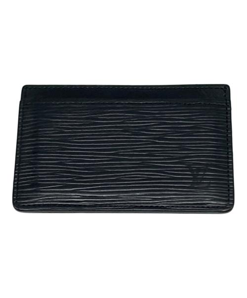 LOUIS VUITTON（ルイ ヴィトン）LOUIS VUITTON (ルイ ヴィトン) カードケース ブラックの古着・服飾アイテム