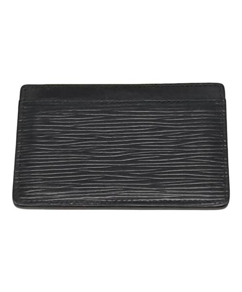 LOUIS VUITTON（ルイ ヴィトン）LOUIS VUITTON (ルイ ヴィトン) カードケース ブラックの古着・服飾アイテム