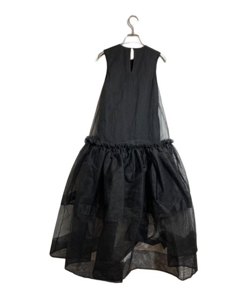 cygne（シーニュ）cygne (シーニュ) チュールワンピース ブラック サイズ:0Tの古着・服飾アイテム