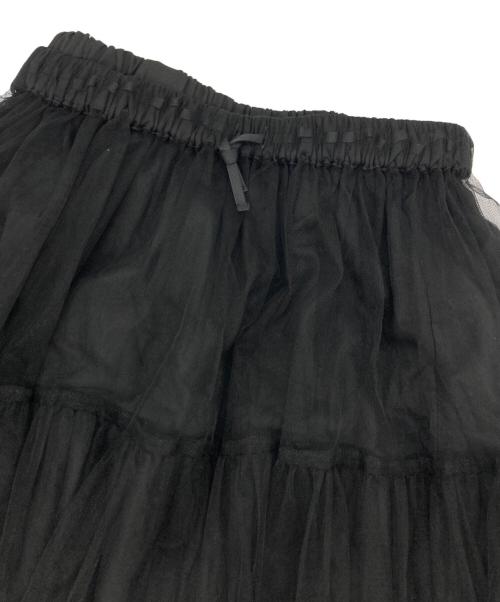 cygne（シーニュ）cygne (シーニュ) チュールスカート ブラック 未使用品の古着・服飾アイテム