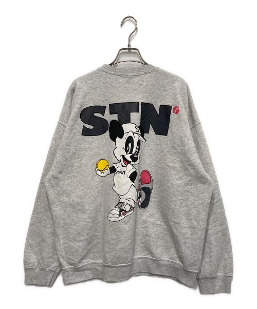 SETINN（セットイン）SETINN (セットイン) APPLE BUTTER STORE (アップルバターストア) 裏起毛スウェット グレー サイズ:XLの古着・服飾アイテム