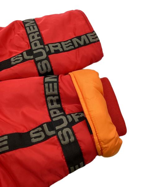 SUPREME（シュプリーム）SUPREME (シュプリーム) Logo Tape N-3B Parka レッド サイズ:Mの古着・服飾アイテム