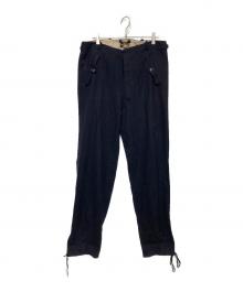 Impraaniert（インプラアニエルト）の古着「ヴィンテージウールテーパードパンツ」｜ネイビー