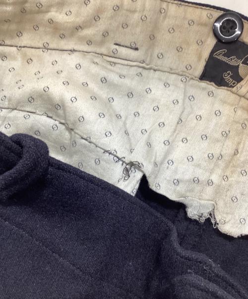 Impraaniert（インプラアニエルト）Impraaniert (インプラアニエルト) ヴィンテージウールテーパードパンツ ネイビー サイズ:50の古着・服飾アイテム