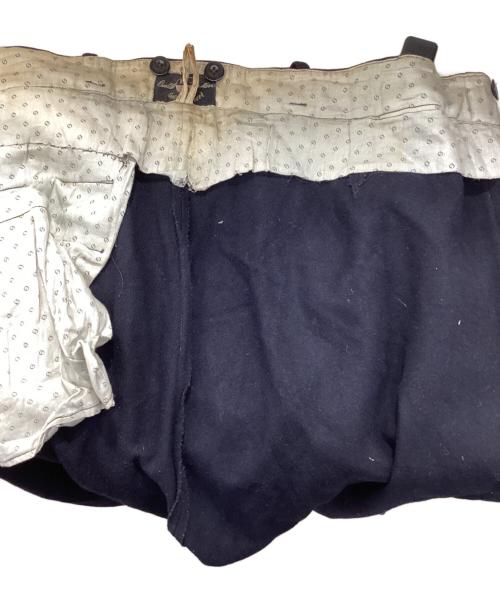 Impraaniert（インプラアニエルト）Impraaniert (インプラアニエルト) ヴィンテージウールテーパードパンツ ネイビー サイズ:50の古着・服飾アイテム