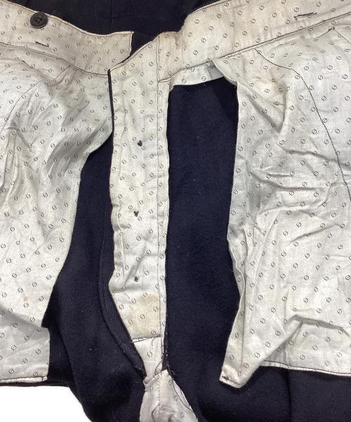 Impraaniert（インプラアニエルト）Impraaniert (インプラアニエルト) ヴィンテージウールテーパードパンツ ネイビー サイズ:50の古着・服飾アイテム