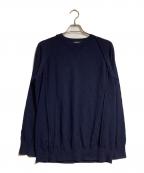 UNDERCOVERアンダーカバー）の古着「インサイドアウトニット」｜ネイビー