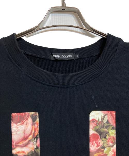 UNDERCOVER（アンダーカバー）UNDERCOVER (アンダーカバー) THE PARK.ING GINZA (ザ・パーキング ギンザ) Uロゴプリントスウェット ブラック サイズ:Sの古着・服飾アイテム