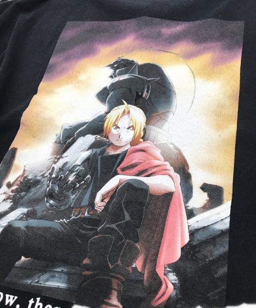 FULLMETAL ALCHEMIST.（-）FULLMETAL ALCHEMIST. (-) アニメプリントTシャツ ブラック サイズ:2XLの古着・服飾アイテム