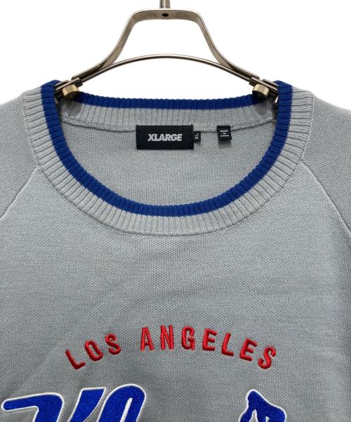 X-LARGE（エクストララージ）X-LARGE (エクストララージ) ニット グレー サイズ:XLの古着・服飾アイテム