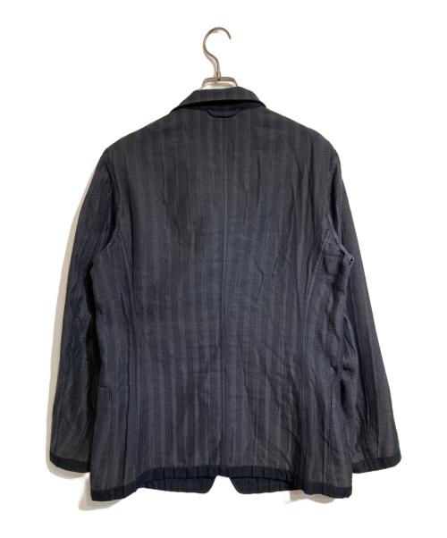 ISSEY MIYAKE MEN（イッセイミヤケメン）ISSEY MIYAKE MEN (イッセイミヤケメン) リバーシブルテーラードジャケット ネイビー×ブラック サイズ:2の古着・服飾アイテム