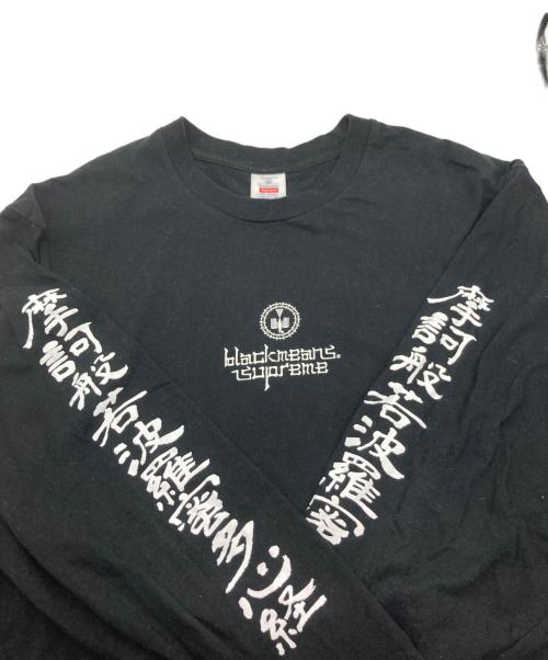 SUPREME（シュプリーム）SUPREME (シュプリーム) blackmeans (ブラックミーンズ) blackmeans L/S Tee ブラック サイズ:Lの古着・服飾アイテム
