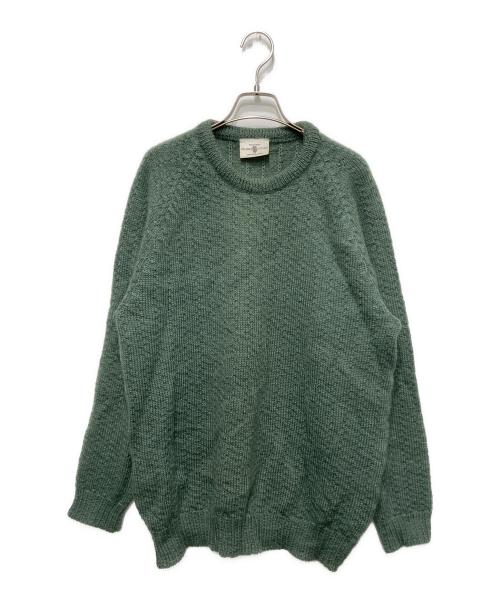 swaledale woollens（スウェールデールウールンズ）swaledale woollens (スウェールデールウールンズ) ウールニット グリーン サイズ:Lの古着・服飾アイテム