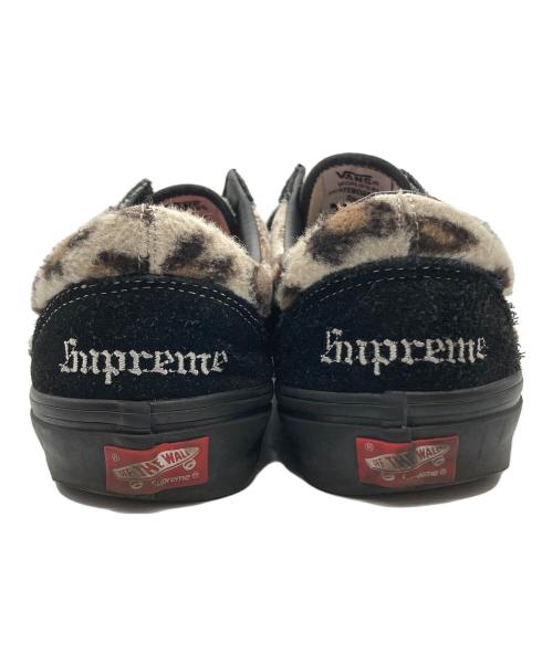 VANS（ヴァンズ）VANS (バンズ) SUPREME (シュプリーム) Leopard Old Skool ブラック×ブラウン サイズ:26.5の古着・服飾アイテム